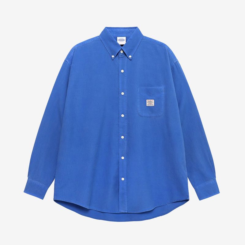 PARAGRAPH（パラグラフ）の「FADED HERRINGBONE SHIRT（Tops）」
