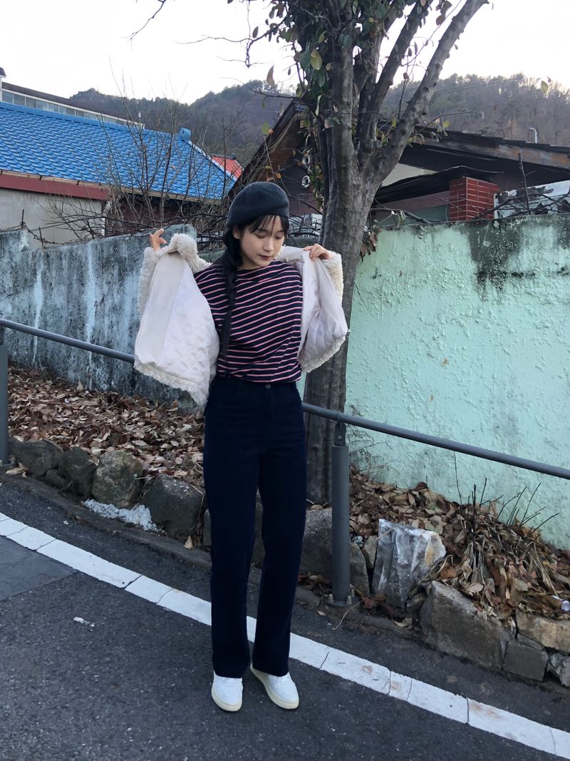 Teddy corduroy pants