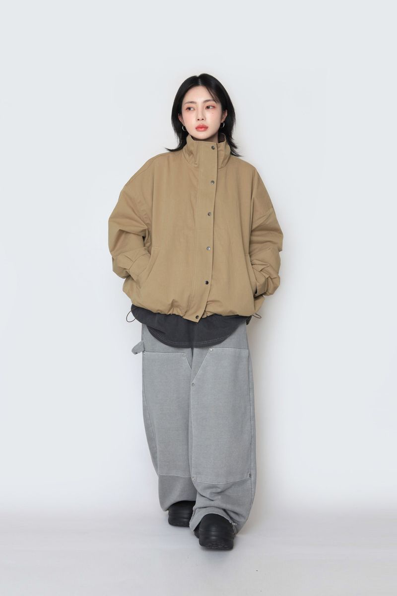 Porter color high neck jacket