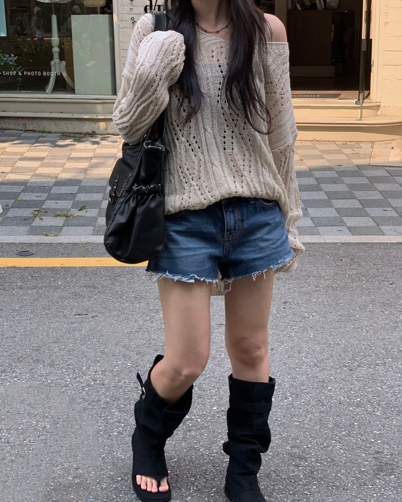 kyoive（コイブ）の「サンドデニムショーツ（パンツ）」