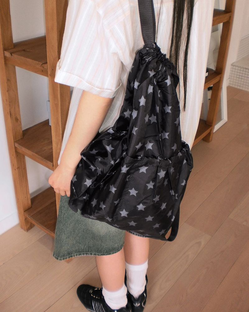tman Star Pocket String Backpack