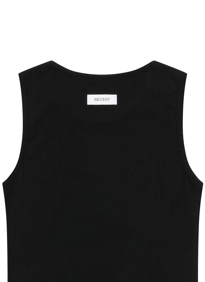 DETAIL U-NECK SIGNATURE SLEEVELESS (2color)
