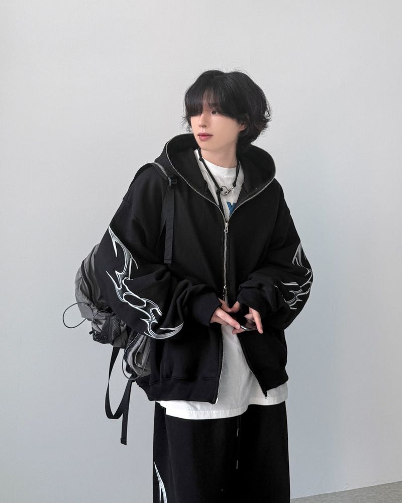 Nemesis Chrome Hood Zip-Up