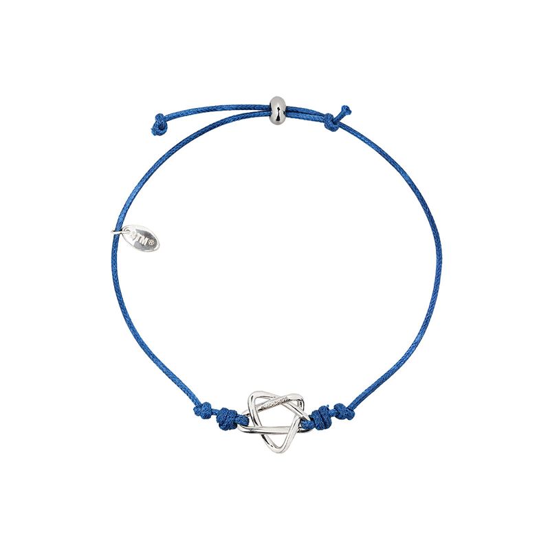 NO.406 STAR LOGO KNOT BRACELET