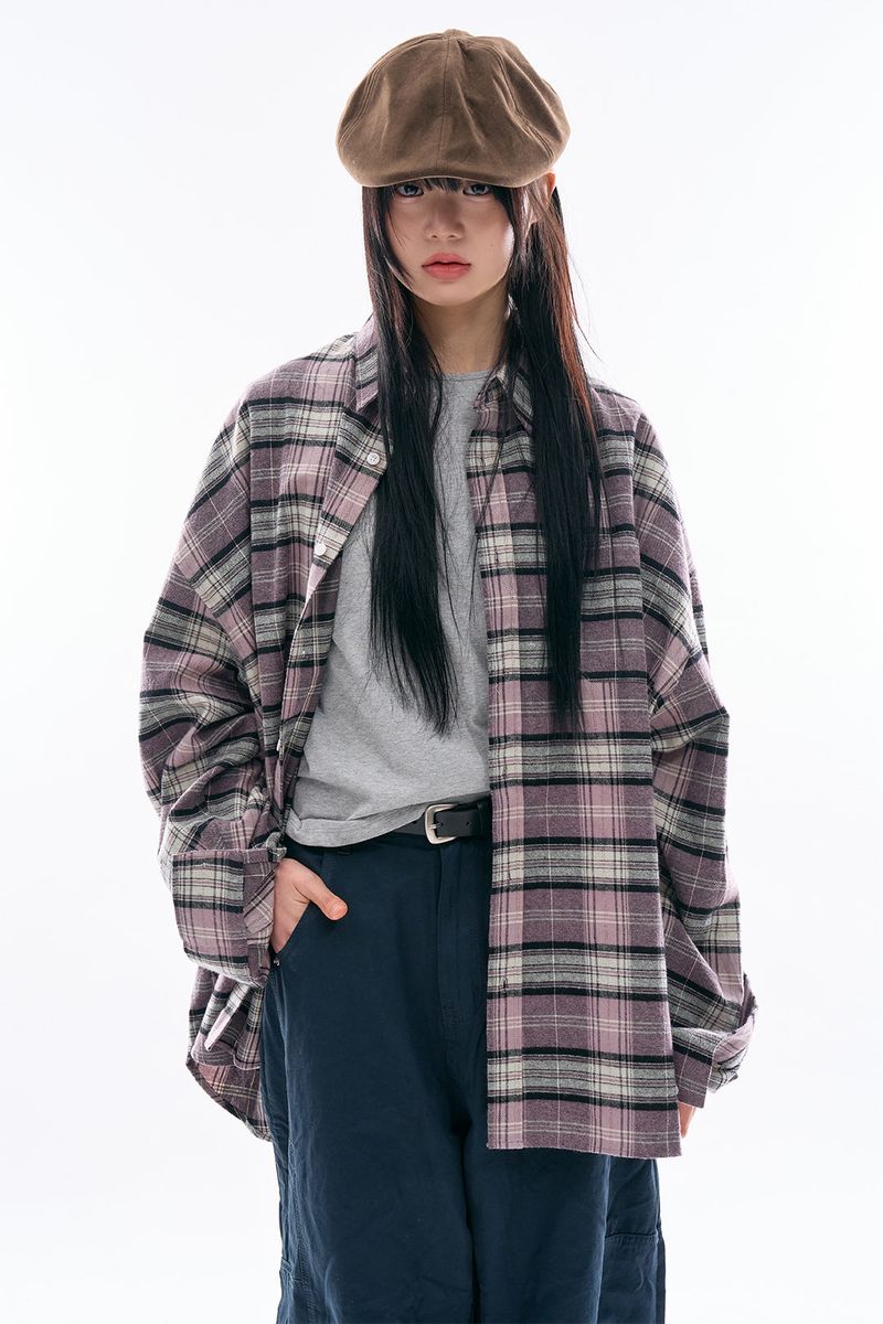 Raucohouse（ラウコハウス）の「Norton casual daddy check shirt（Tops）」