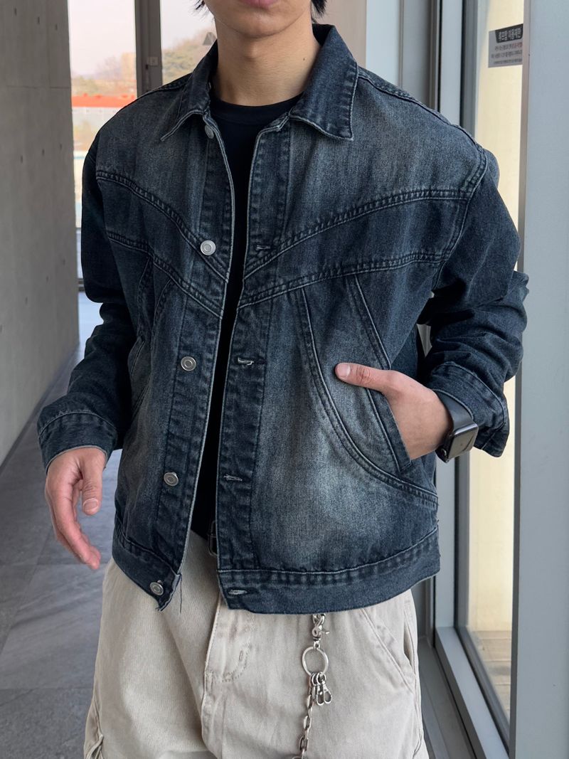 GROOM(グルーム)の「Sculp Crop Western Denim Jacket (No.848)(Jackets/Outerwear)」