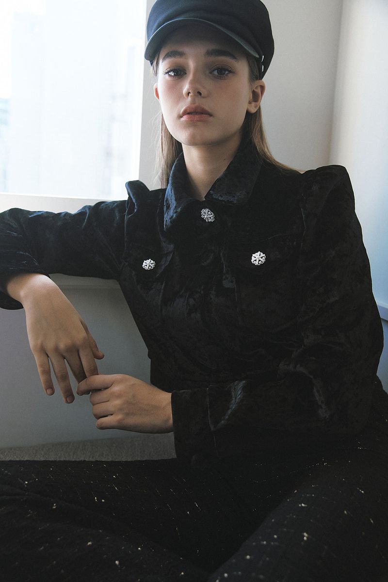 Velvet Jacket Black