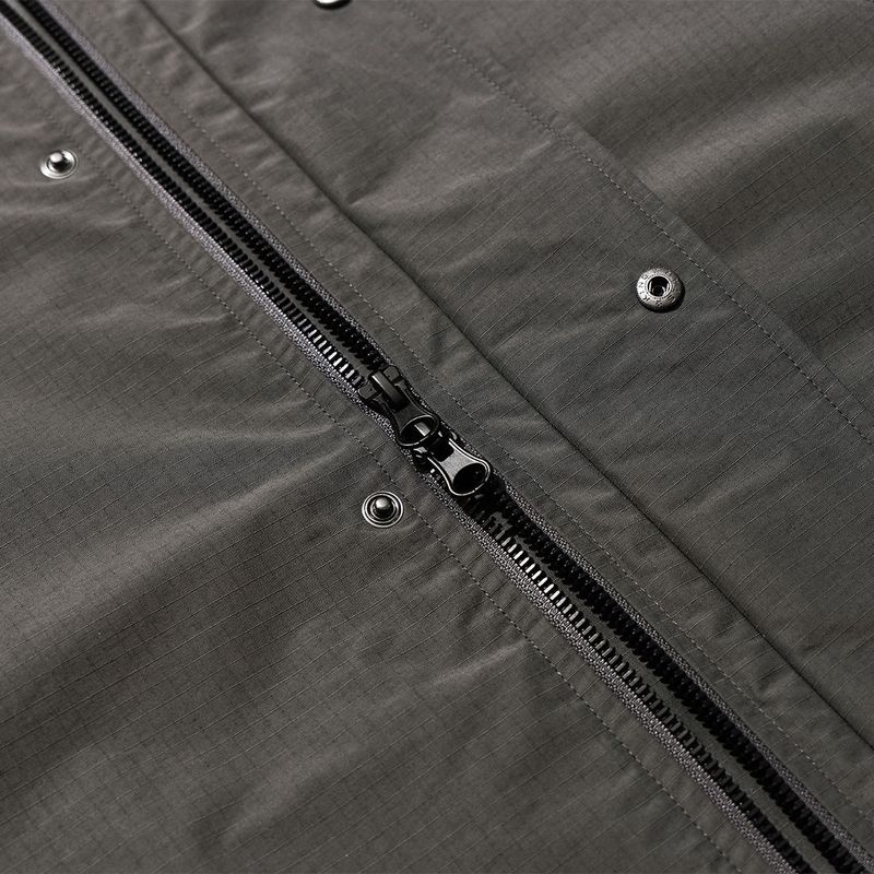 Nylon RIB Flash Line Jacket - GREY