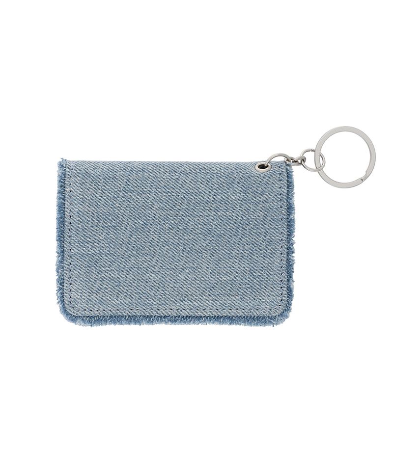 RAWCUT WASHED DENIM WALLET BLUE(CV2EFUAB61A)