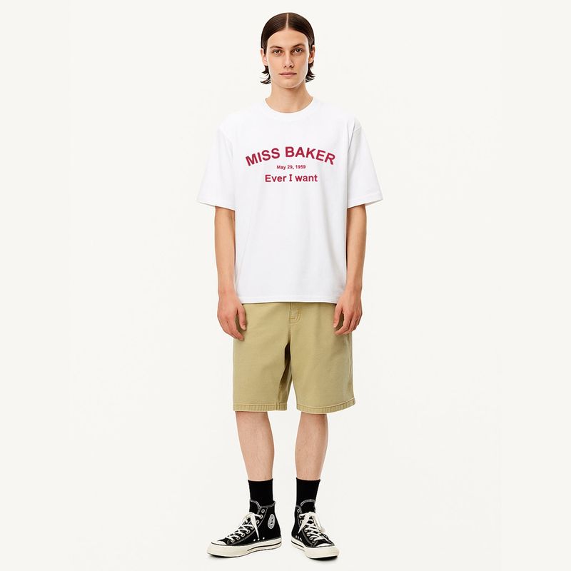 アーチロゴチェーンニードルTシャツ ホワイト(MAN)