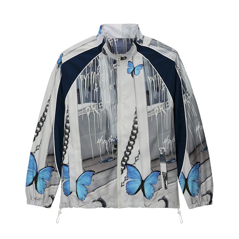 1 3 blue butterfly windbreak