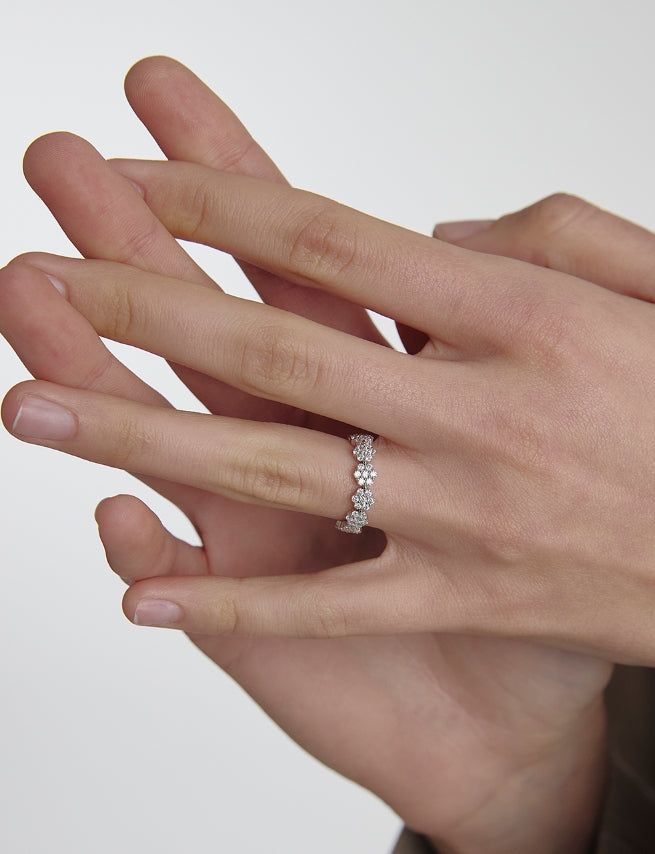 26SS★ Essence Silver (W) Eclat Eternity Ring