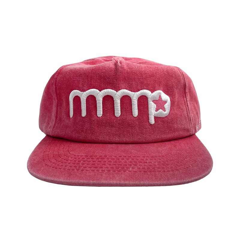 mnmp Star Logo Cap Washed Red