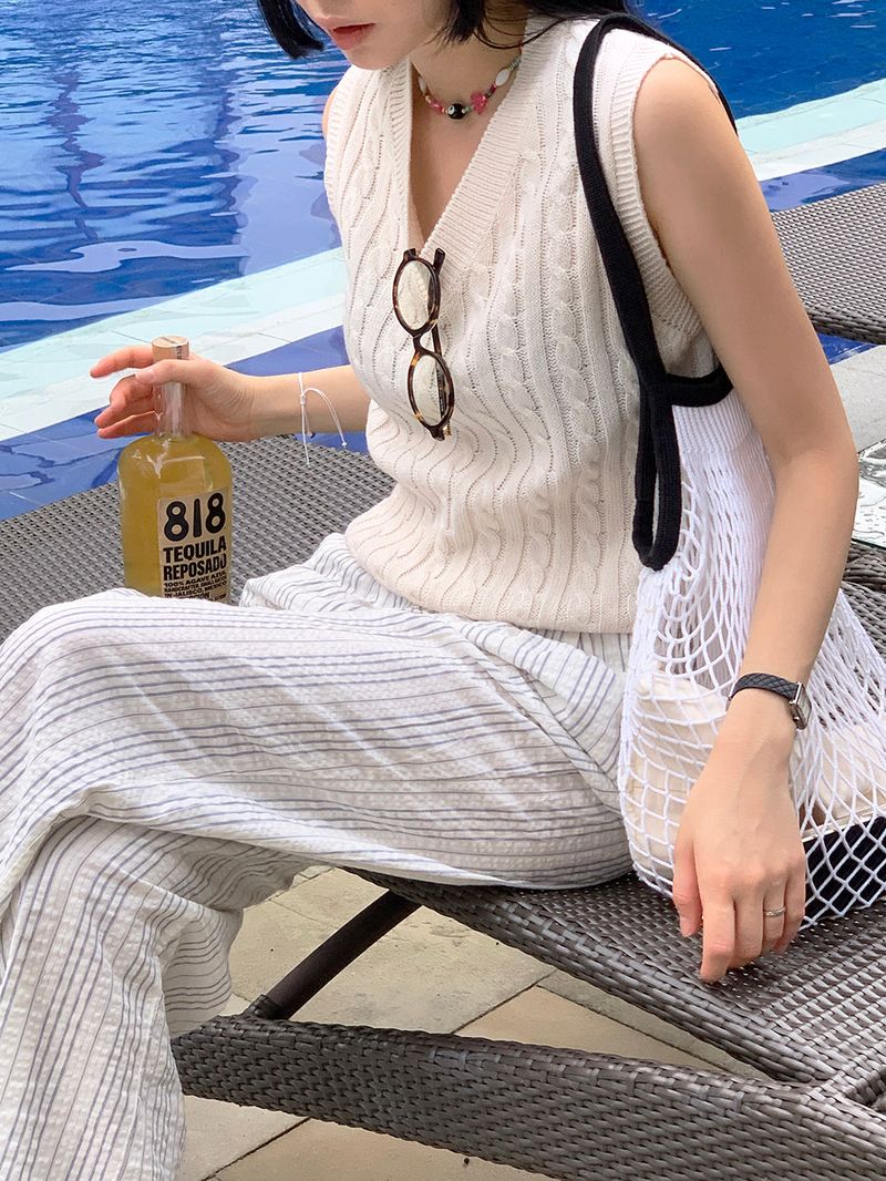 [MADE] REM SEERSUCKER PANTS