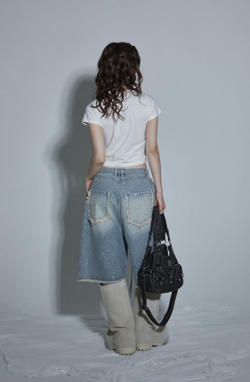 DIA BERMUDA PANTS -LIGHT BLUE