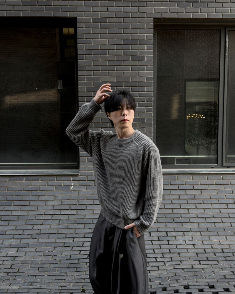 Hild Panel Cropped Hachi Knit