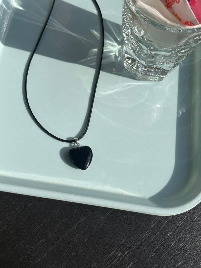 (silver925) Black necklace