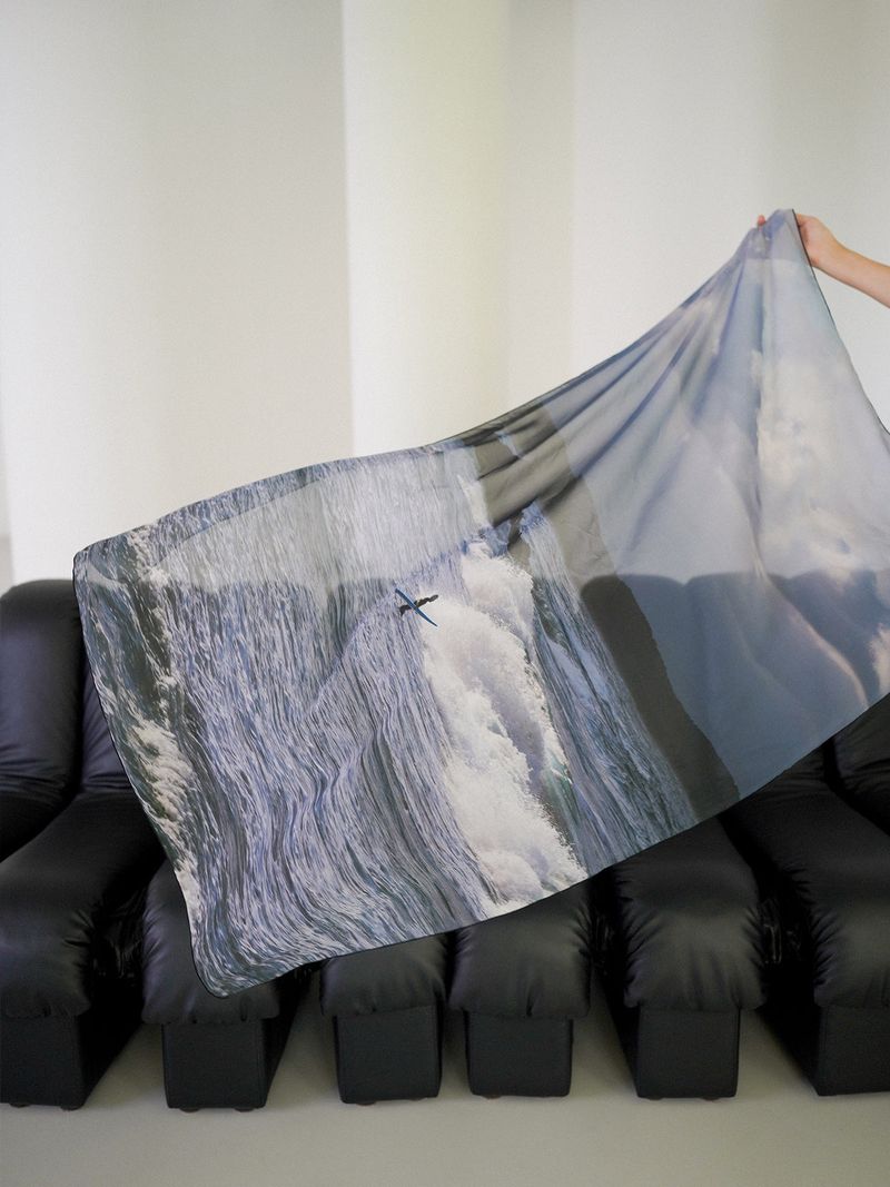 surfer fabric poster