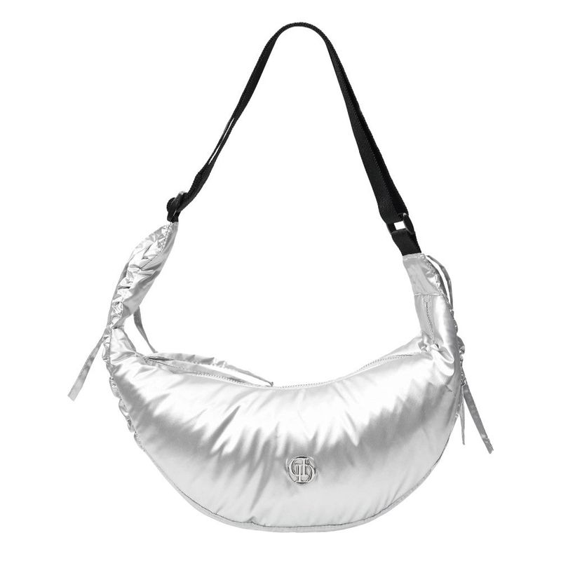 2WAY SHIRRING MAY LILY BAG_SILVER