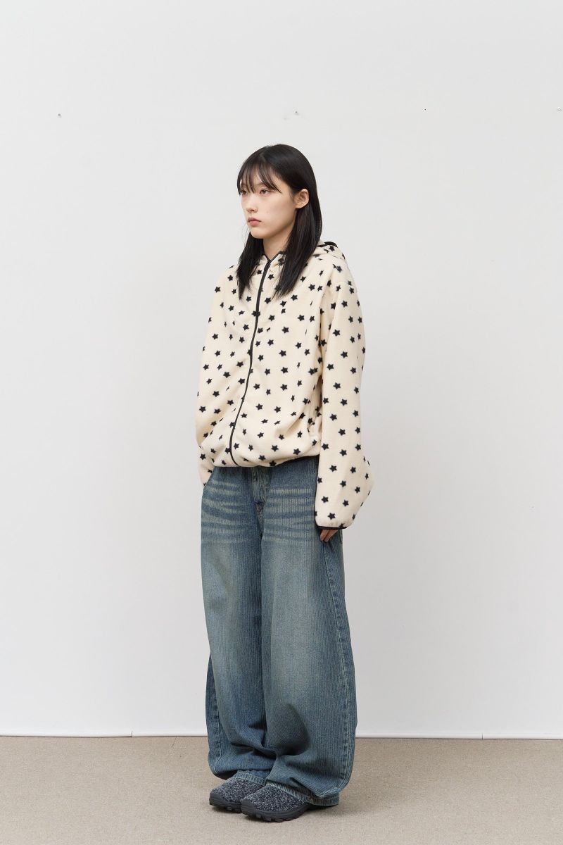 (W) Bubble Star Fleece Jumper