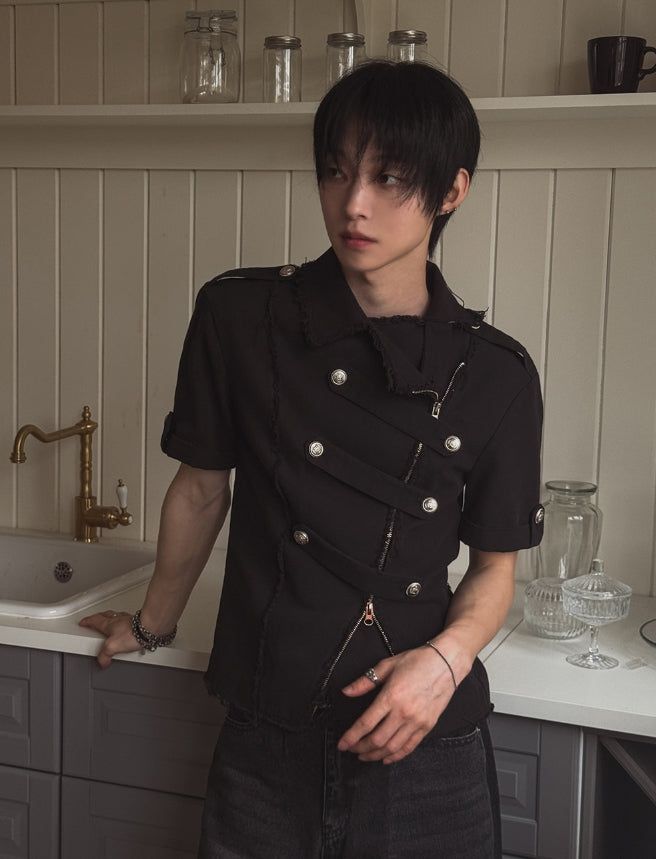 26SS★ [PLAN MADE] Blake Cutoff Napoleon Jacket