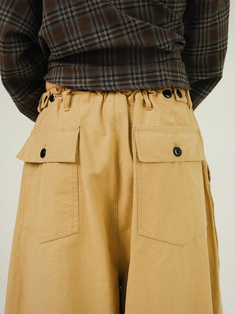 LF Cotton Wide Balloon Pants