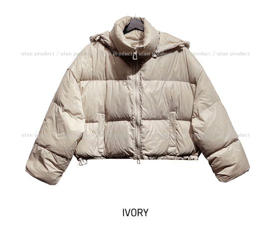 [100% duck down] Rush duck down hood short padding