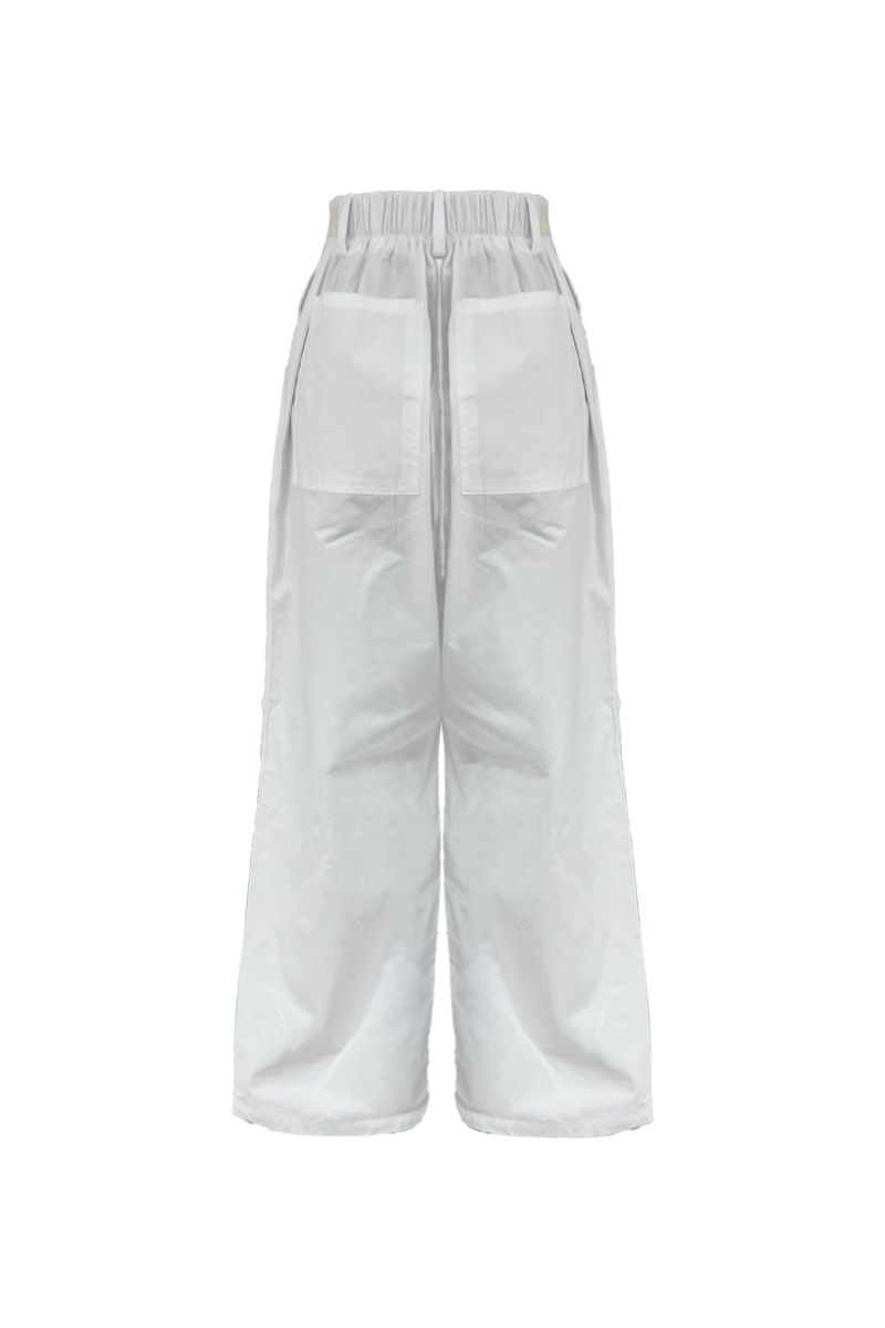 BIJOU PPINTUCK BANDING PANTS / WHITE