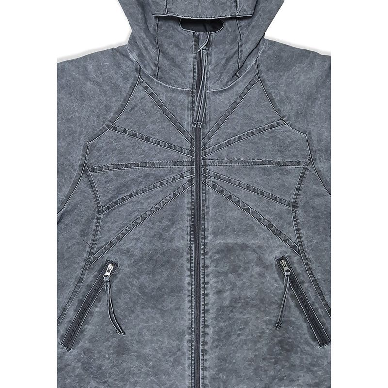 BLEACH LINED JACKET . DIRTY BLACK