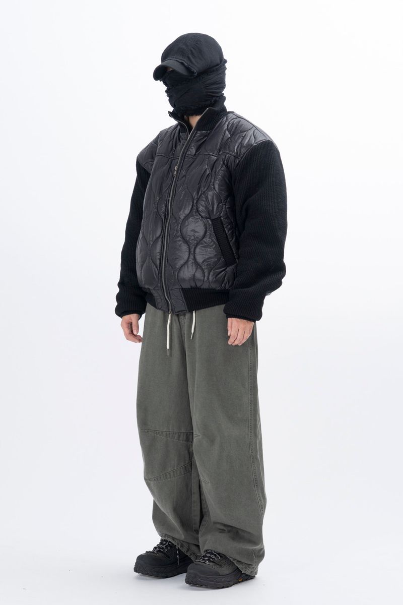 Turd knit Arm Padding Jumper