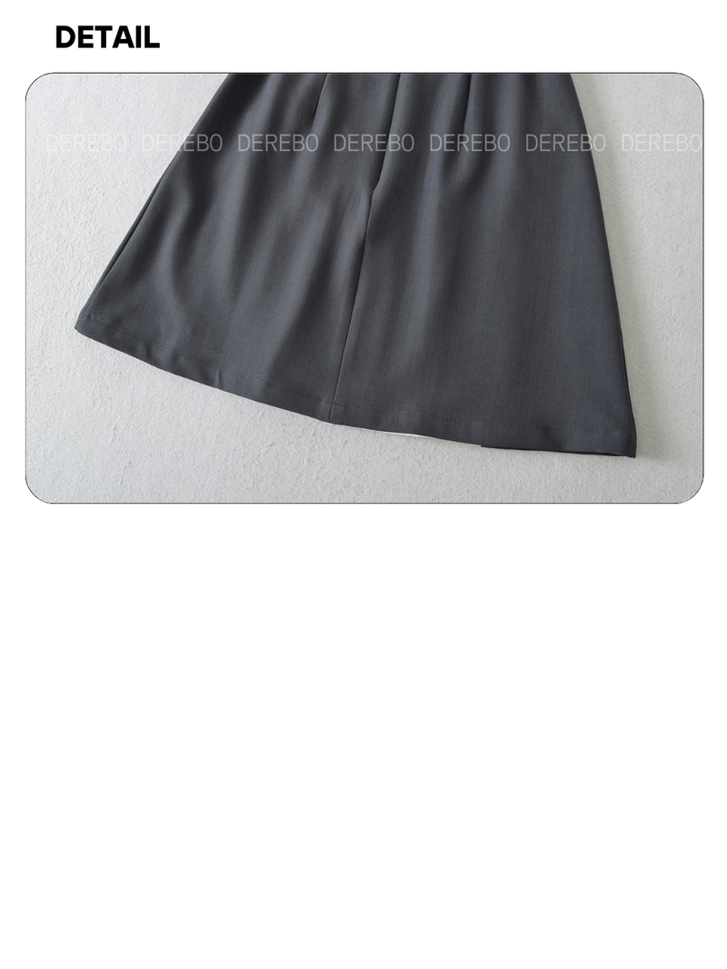 drawstring side pleats pleats skirt