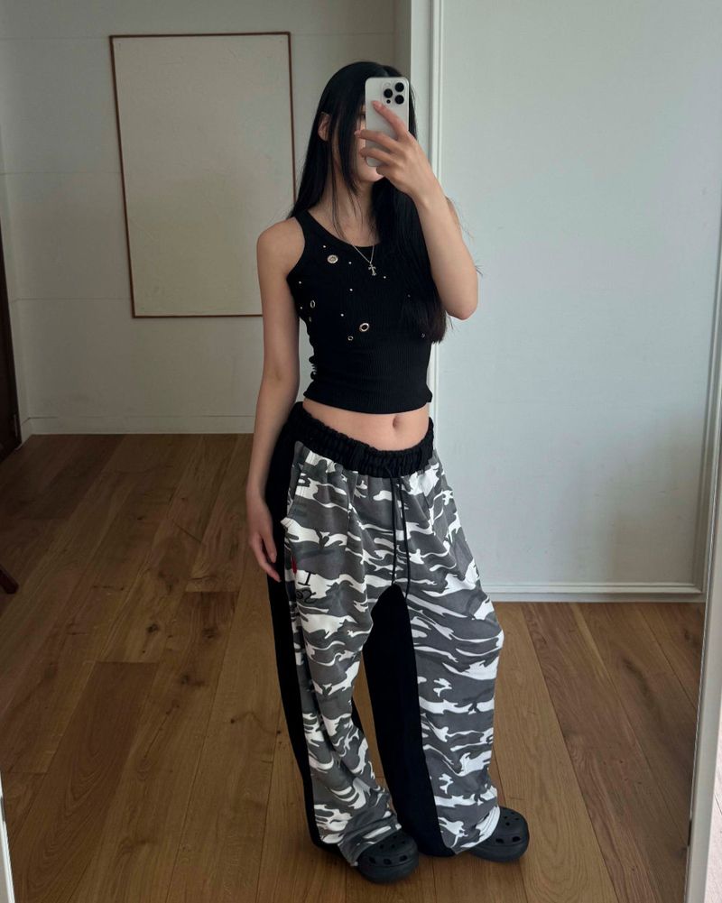 Camo training pants