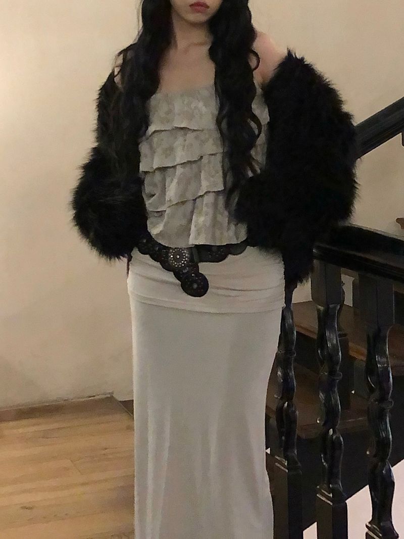 Vintage Layered Frill Sleeveless