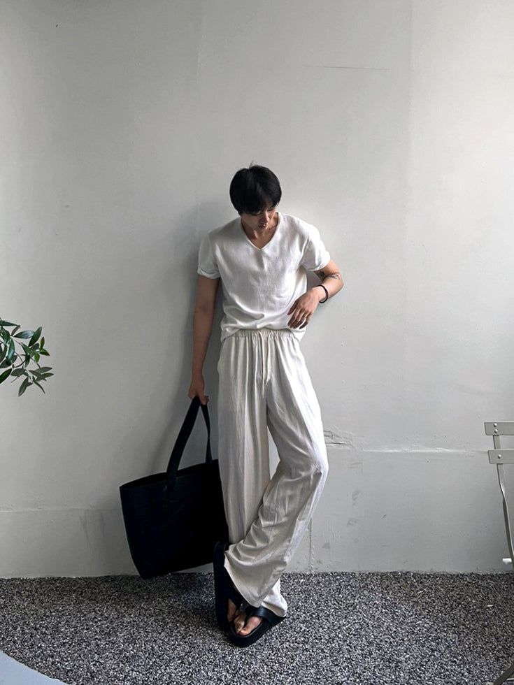 COSYHARU(コシハル)の「ice linen banding pants(Pants)」