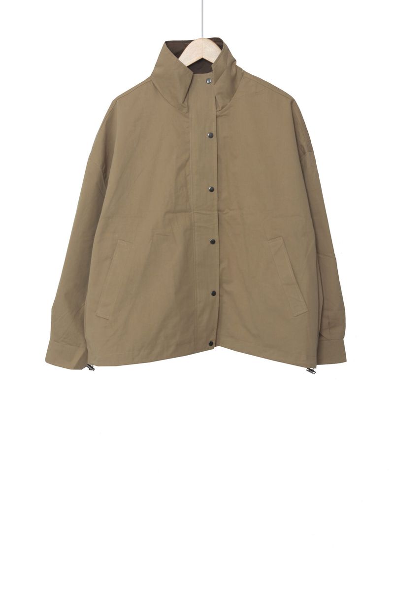 Porter color high neck jacket