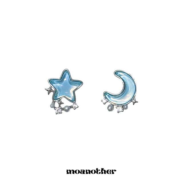 [HEarts2Hearts Jiwoo Pick!] Blueming Star Earrings