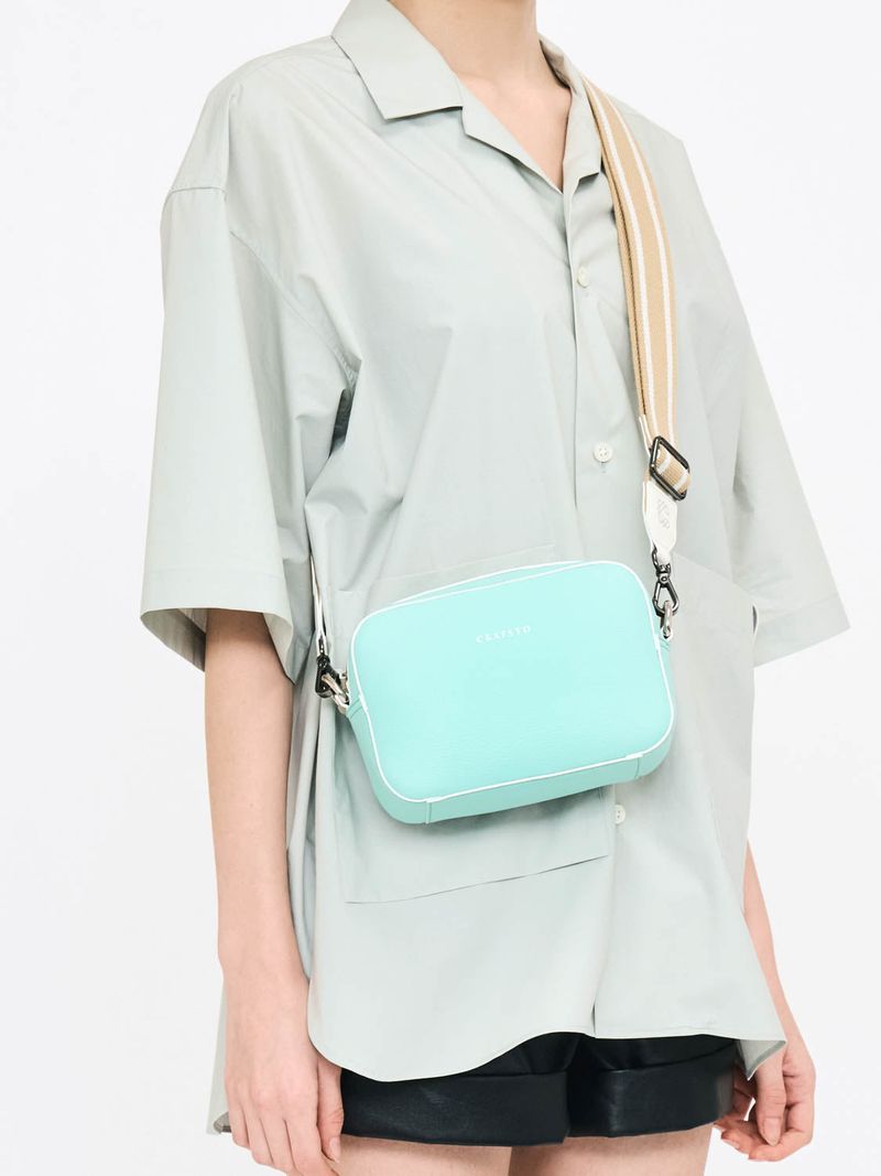 Mushroom Leather Travel Pouch