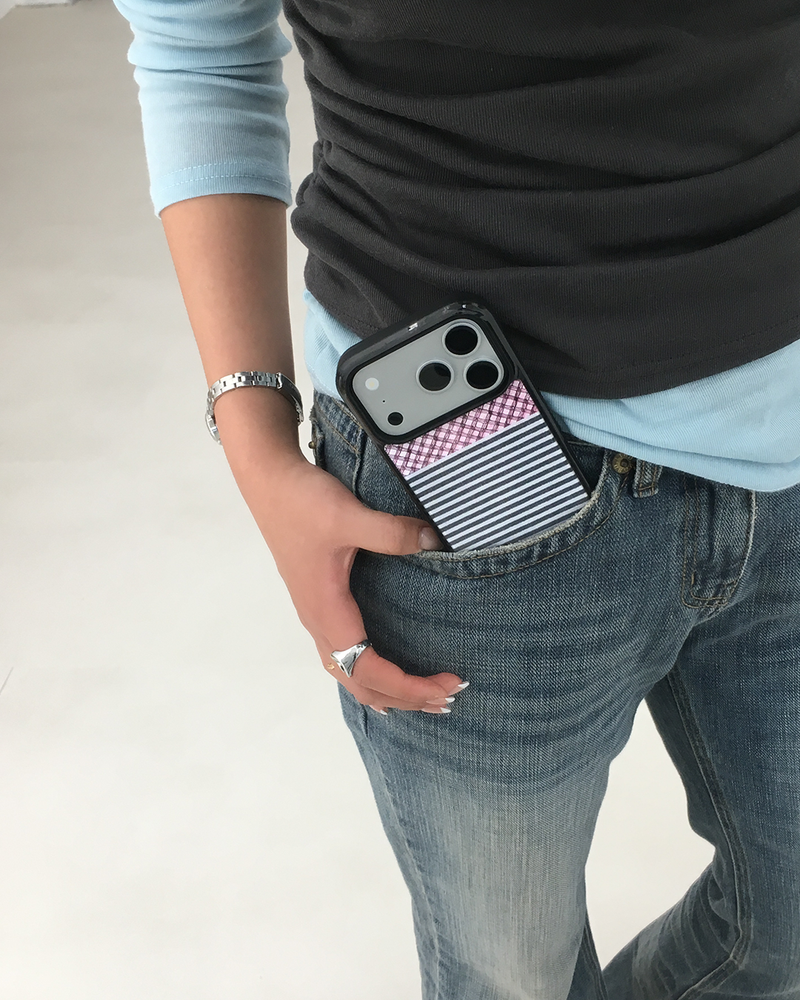[MADE] Candy Stripes Lace phonecase