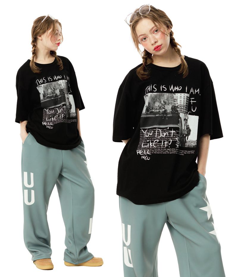 Punk Vintage-T black