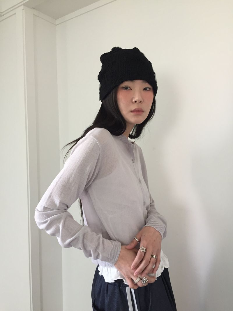 DUGGY(ダギー)の「Summer Punching Crewneck Cardigan (4color)(Jackets/Outerwear)」