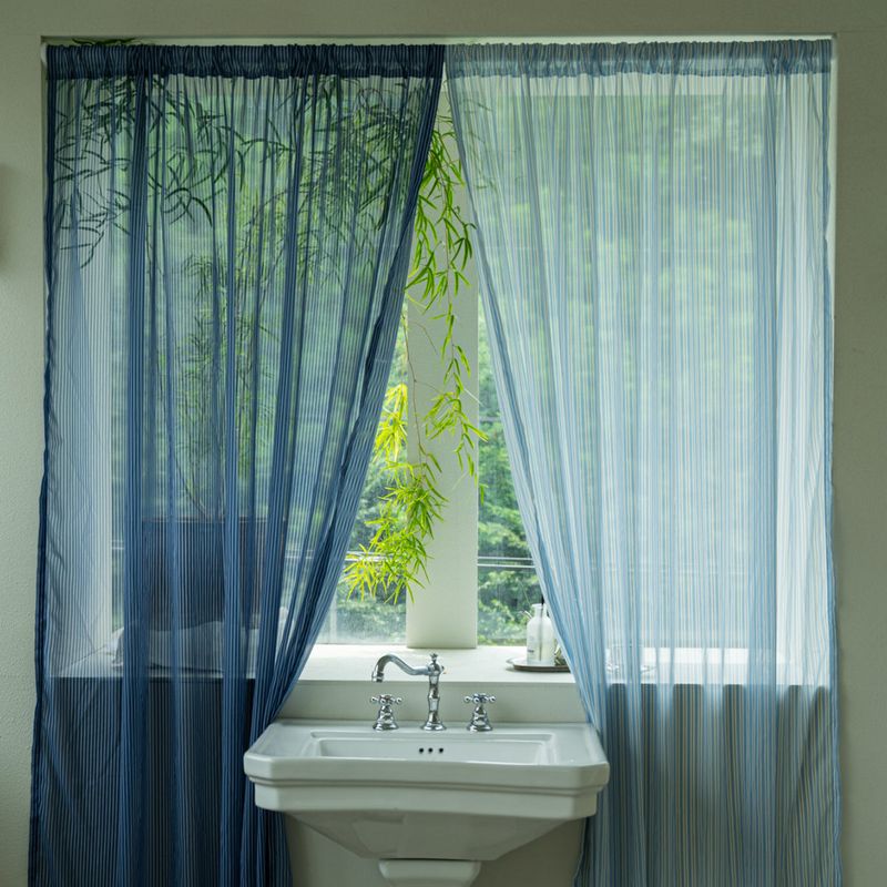 Patterned Chiffon Door Curtain - M size