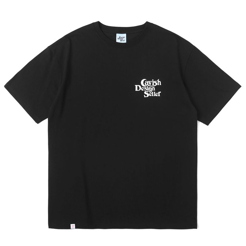 cavish（カビシ）の「SELLER LOGO SS TEE BLACK(CV2BMMT500A)（Tops）」