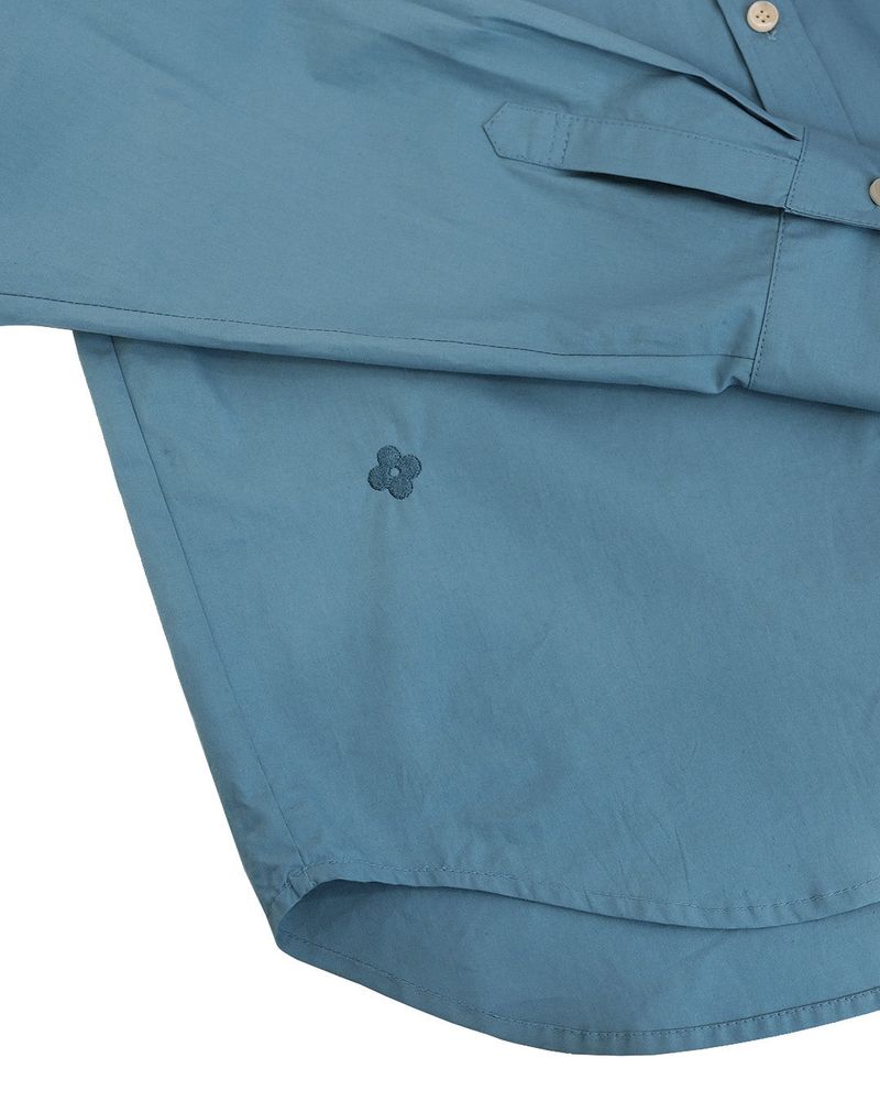 Long collar star rivet shirts 