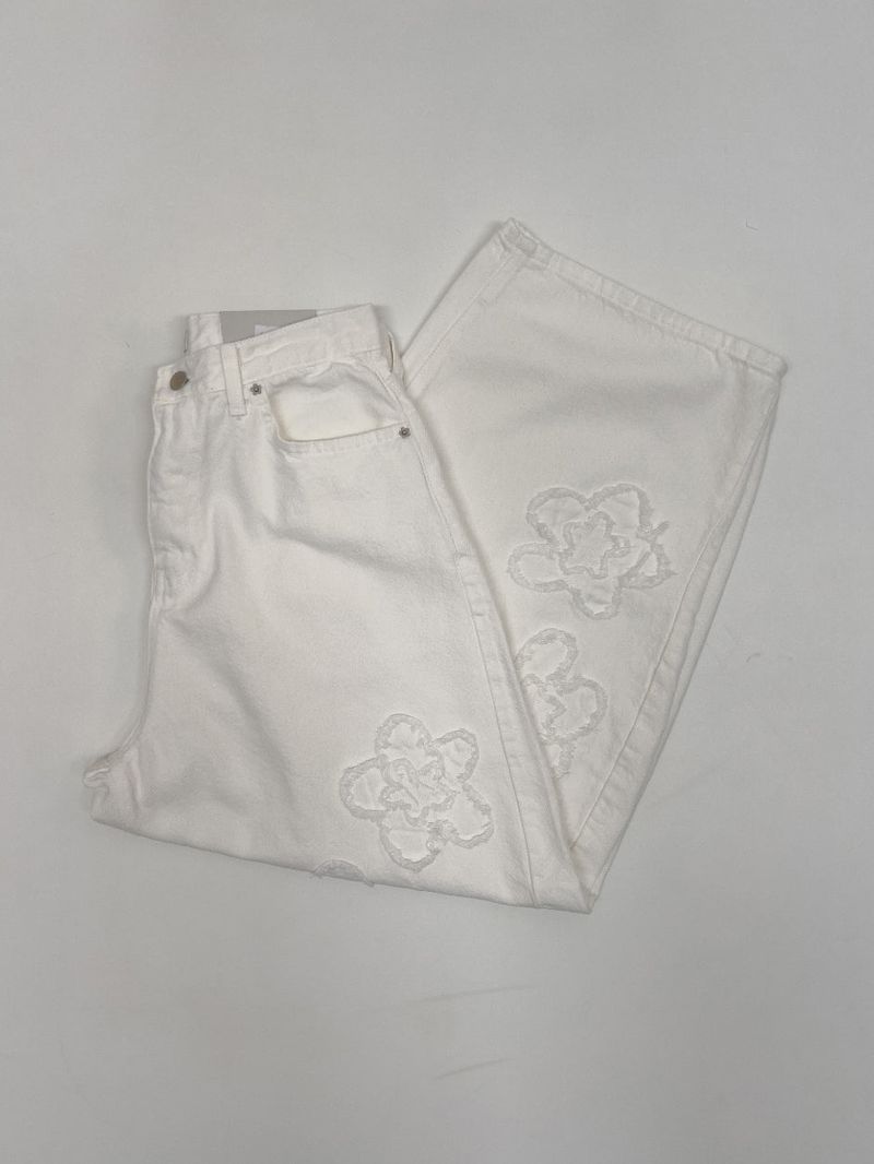 フローラル パッチ バルーン ワイド パンツ
