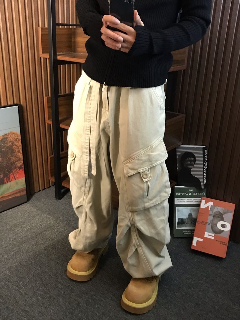 Layer Strap Cargo Pants