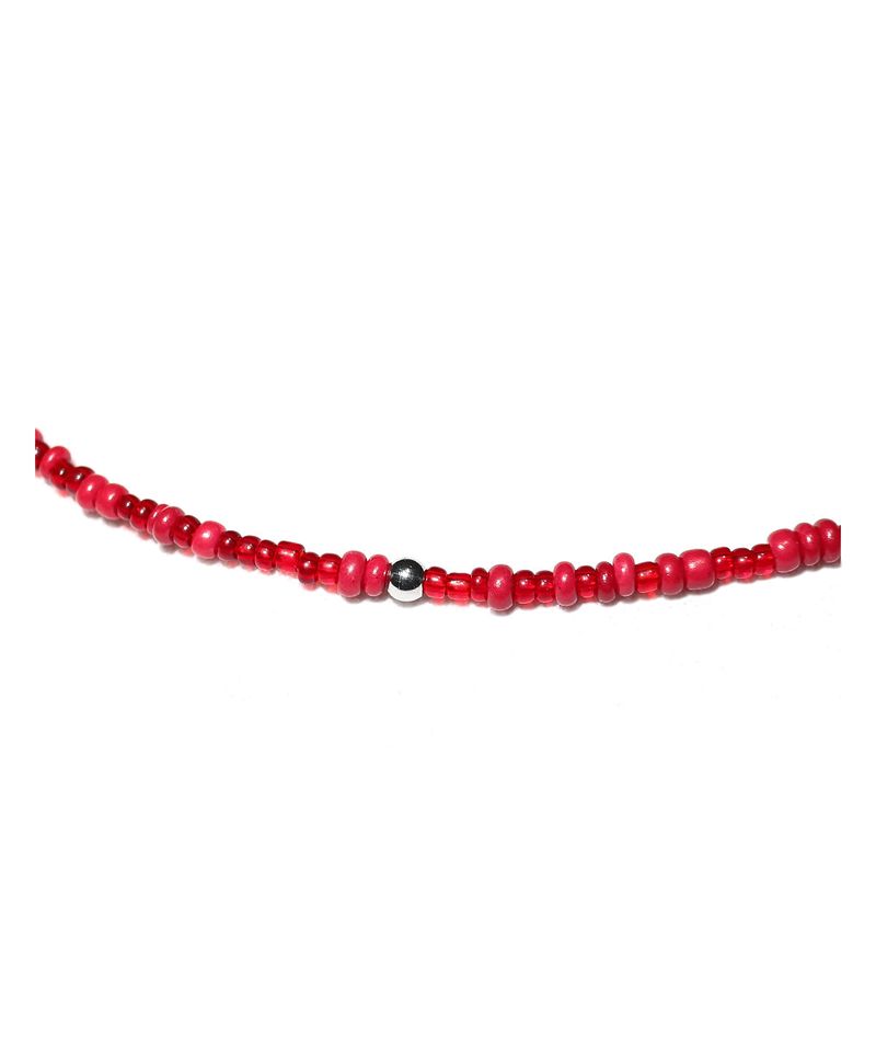 BALL POINT RED NECKLACE