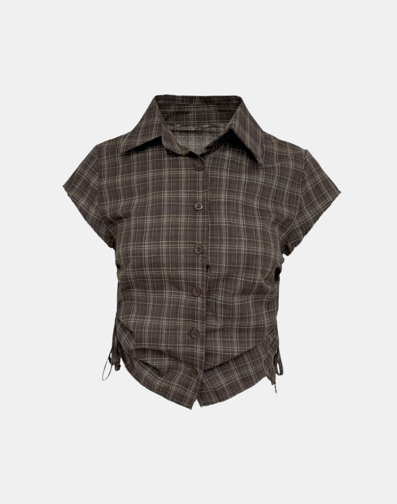 Library Check String Shirt