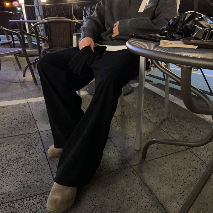 LOOKPLE（ルックプル）の「 Nopi Best Fit Corduroy Banding Wide Pants  （Pants）」