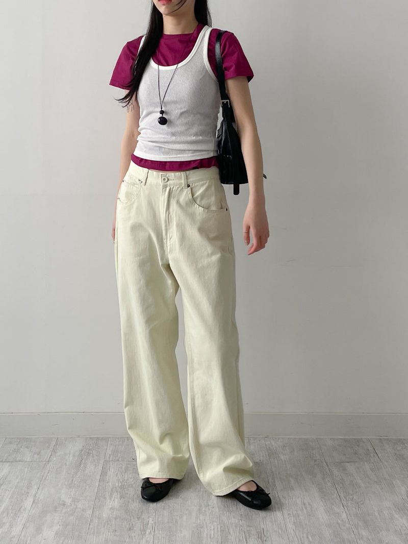 INCHANT ME（インチャントミー）の「[Unisex] Trio Cotton Wide Pants（Pants）」