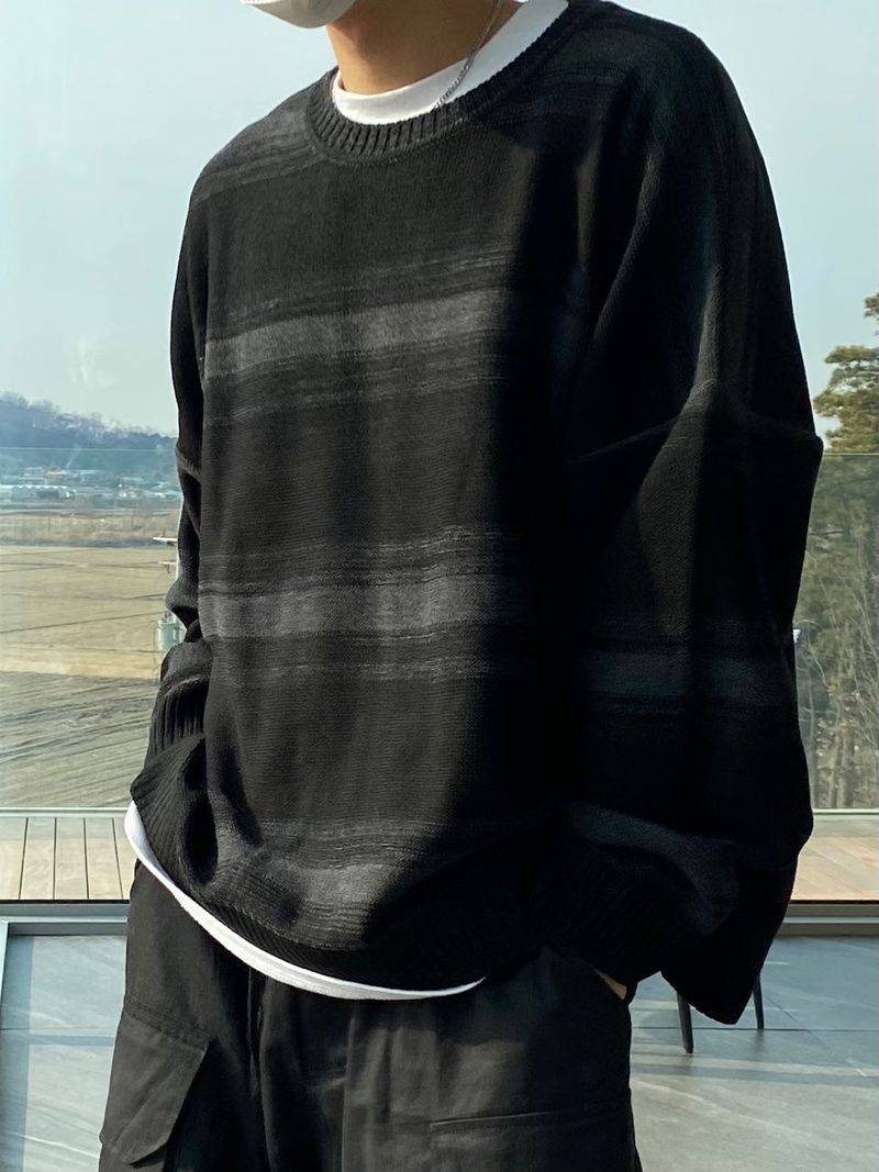 multi stripe knit
